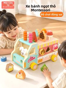 MWZ | Đồ Chơi Máy Làm Kem Đá Cho Bé Gái 3-6 Tuổi
