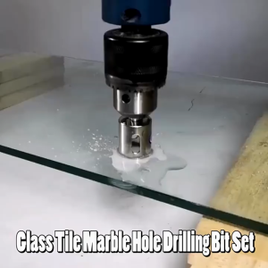 10Pcs Diamond Coated Holesaw Set Marble Drill Bit 3/4/5/6/8/10/12/18/32/50mm for Tile Ceramic Glass