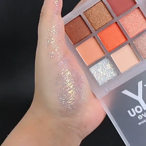 Cherish K พาเลทอายแชโดว์ LAMEILA 9สี อายแชโดว์กลิตเตอร์ เนื้อดินน้ำมัน สีสวย ติดทน กันน้ำ eye shadow palette