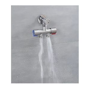 Van nước đa năng 2 cổng xả điều khiển thông minh. Có phụ kiện dẫn nối. Đường kính lắp đặt 20mm-HAUSE