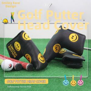 Dominant | Waterproof Thick Durable Magic Tape Smile Face Putter Cover