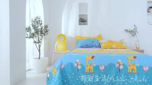 ชุดผ้าปูที่นอน Da1-64 ขนาด 3.5x5x5 ความละเอียด 3 in 1 เตียงสูง 12 นิ้ว ไม่มีรอยต่อ ไม่ลอกง่าย