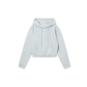 Solid Hooded Short-style Embroidered Womens Hoodie