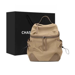 New SVAIEA2024 Womens Leather Backpack Large Capacity Travel Lightweight High Aesthetic Value Double Shoulder Bag Casual Style