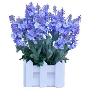 Decorative Fake Lavender Plant Set