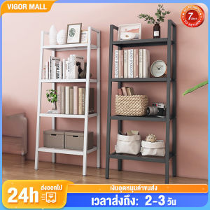 VG ชั้นวางของมินิมอล ชั้นวางของ ชั้นวางของ5ชั้น ชั้นอเนกประสงค์นอดิกทรงสี่เหลี่ยมคางหมูรับน้ำหนักได้210kg ชั้นวางหนังสือ พร้อมลิ้นชัก ชั้นวางของในครัว