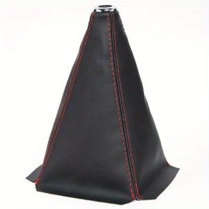 PU Leather Car Gear Shift Knob Cover Universal Shifter Boot Dust Cover Waterproof Decorate Fit for Most Manual/Auto Car Truck