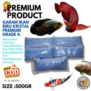 Garam Biru Blue Salt 500gram Garam Akuarium Grade A Premium
