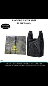 Kantong Plastik 300 Gram HD Kresek 40 Kantong Plastik (Isi 300 Gram-JDH40)