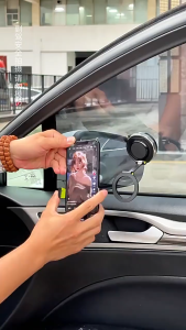 FONKEN Vacuum Magnetic Car Phone Holder Universal Navigation Suction Cup Phone Mount Holder Foldable GPS Bracket