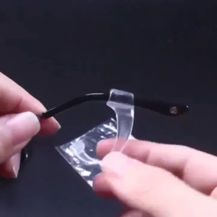 10Pairs Anti Slip Eyeglass Ear Grip Hook, Silicon Glasses Temple Tips ...