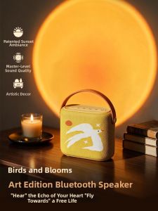 LEDO | Bluetooth Art Speaker with Sunset Light High Quality Sound