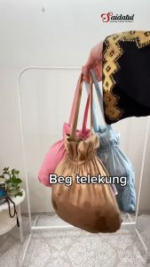 Telekung Travel Adawiyah Satin Jacquard