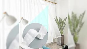 30Meters DIY Curtain Accessories Cloth Belt 3mm For Curtains Eyelets Tape Rings Grommet Top Punching Hook Curtain Pleated Tape