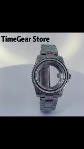40mm Watch Case 904L Aluminium Bezel Sapphire Glass GMT SUB Yacht Watch Case For VH31 NH34 NH35 NH36 ETA 2824 PT5000 Movements