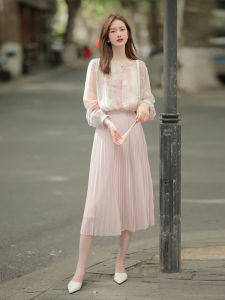 HANCHUN | Slimming Youthful Summer Dress Set for Work