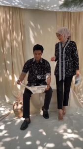 BLOUSE BATIK WANITA ZIPER VIRAL TERBARU TERMURAH