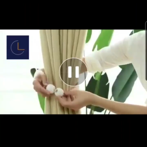 Tali Gorden Magnet Tirai Tali Pengikat Hordeng / Magnet Mutiara Pengikat Gorder