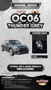 Sapporo Ultimate OC06 Thunder Grey / Original Series Car / Sapporo Ultimate / Cat Semprot / Cat Aerosol Terbaik / Sapporo Spray / Sapporo