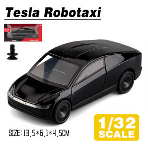 LEO 1:32 Tesla robotaxi Diecast Model Car Alloy Cars Toys Collection Gift For Kids Boy Girl