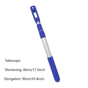 Telescopic Pool Cleaner Handle Rod Swimming Pool Cleaning Fishing Net Supplies Handheld Clean  Telescoping Pole Cleaning Tool Ad