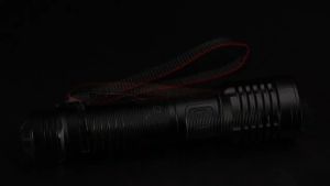 Asafee 5220 P50 LED Super Bright Outdoor Safety Flashlight Telescopic Zoom Camping Light with 18650 Battery 800LM 5-speed Press Switch Type-C IPX4 Waterproof