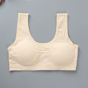 8-16Y Young Girls Bra Panties Set Solid Color Removeable Padded Children Underwear Training Bra Teenage Lingerie Kids Sport Bras