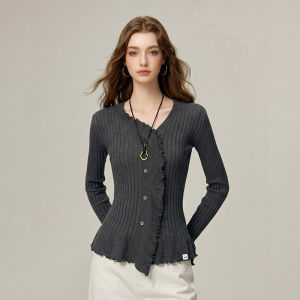 Design Slim V-neck Sweater Female Autumn New