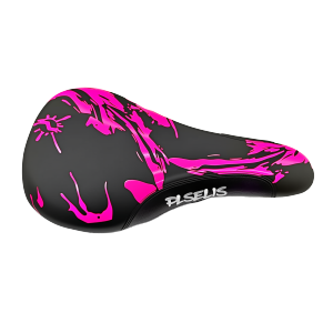 PLSELIS | PLSELIS High-Quality Mountain Bike Saddle: PU Leather Top Nylon Base Soft Sponge Pad. 290g Provide Great Shock Absorption