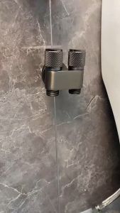 Stainless Steel Double Angle Valve 2 Way Angle Valve 1/2 x 1/2 Multi-Function Standard Spout Vertical Angle Valve Dual Outlet Dual Control for 1/2" Interface