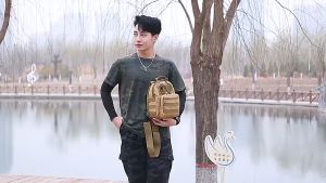 🇹🇭🔥แบรนด์แท้🔥กระเป๋าสะพายไหล่ยุทธวิธีลายพรางสำหรับทหารกระเป๋าเป้สะพายไหล่ลายทหารกระเป๋าคาดอกสำหรับเดินทางล่าสัตว์ตั้งแคมป์โม