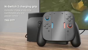 DOBE Charging Grip for Nintendo Switch 2 Joy-Con Comfort Handheld Controller Charger Base with LED Indicator TNS-3177