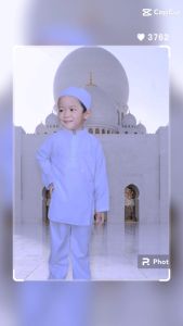 Setelan Koko Anak Umur 4-12 Tahun Model Pakistan / Setelan Baju Koko Putih Bersih Anak SD