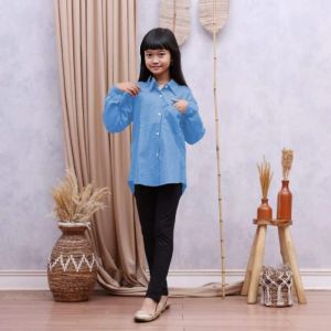 Kemeja Anak Korean Style Impor /Atasan Anak Perempuan Terbaru/ Baju Anak