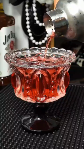 A Retro Embossed Brown Tall Glass Ice Cream Cup Yogurt Dessert Cup Antique Style Creative Coffee Cup