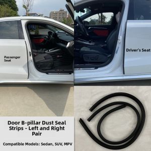 ANLUJIE | Thickened Soundproofing and Anti-collision Door Seal Strip for Cars