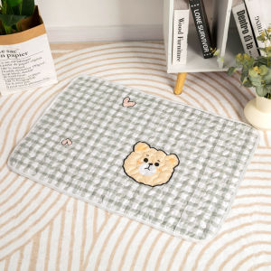 Pure Cotton Pet Mat Dog Bed Summer Sleep Pad Cat Sleeping Anti-Tear Floor Mat Dog Cage Nest Sleep Pad Board Four Seasons