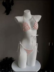 Lingerie Wanita Seksi hot Transparan Import Tali Bra G String Set B022