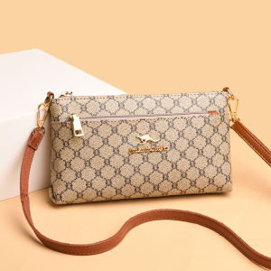 Fashionable Versatile Crossbody Bag for Middle-Aged Mothers Summer Walking Shopping Small Hanging Bag Leisure Casual Style