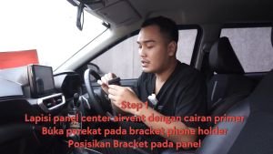 Toyota Fortuner 2016 - 2023 Car Phone Holder Gravity Custom Fit Mobile Holder Alloy Black Mobile Accessories