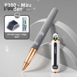 HERO | Bút Máy Hero P380 Fluffy Panda Thiết Kế Tiện Dụng Với Hộp Mực Có Thể Thay Thế Để Luyện Tập Thư Pháp Ngòi Bút Bằng Thép Không Gỉ