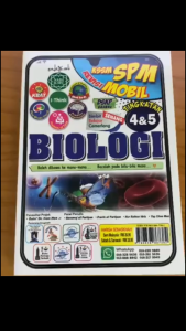 Buku Nota Biologi Tingkatan 4 5 KSSM SPM Ringkasan Rujukan Revisi Mobil