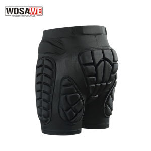 WOSAWE | WOSAWE Motorcycle Shorts Skating Hip Shorts MTB Motocross Hip Paddeds Skiing Snowboard Shorts for Children Teenagers and Adults