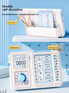 Visual Self-Discipline Manager Smart Timer Clock Learning Plan Schedule Children Time Management Tool Daily Task Tracker