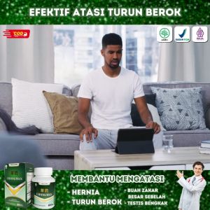 Jiancare Chongwan Jelly Bebas GMO - Komplex Alami untuk Hernia/Turun Berok/Vari Keluarga - Paket Multi-Pak 60 Kapsul
