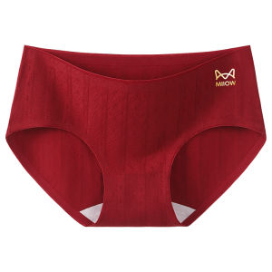 MiiOW | Red Seamless Antibacterial Womens Briefs