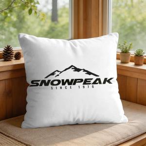 Outdoor S-Snows Peak-logo Cushion Cover Square Short Plush Pillow Case Living Room Sofa Home Decor Funda 40X40