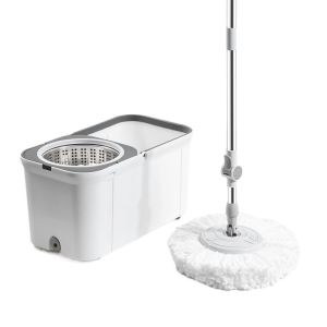 Chổi Lau Nhà Xoay Tự Động Không Cần Rửa Tay Chổi Lau Sàn Bằng Vải Siêu Mịn Chổi Lau Sàn Bằng Thép Không Gỉ Chổi Lau Sàn Cho Người Lười Biếng