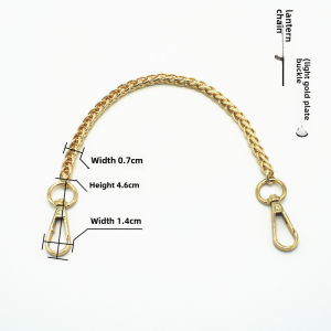Short Metal Chain Handbag Strap Womens Bag Accessory Hand-Held Bag Chain with Short Length 30cm Brand: Hong Xing