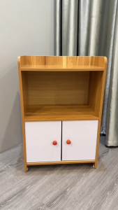 Tủ Đầu Giường Để Đồ 3 Tầng Cao 60cm Có Cánh – Tủ Gỗ Mini Để Phòng Ngủ Phòng Trọ